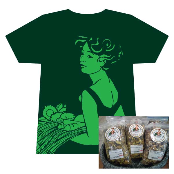 Harvest Market t-shirt and sticker designs