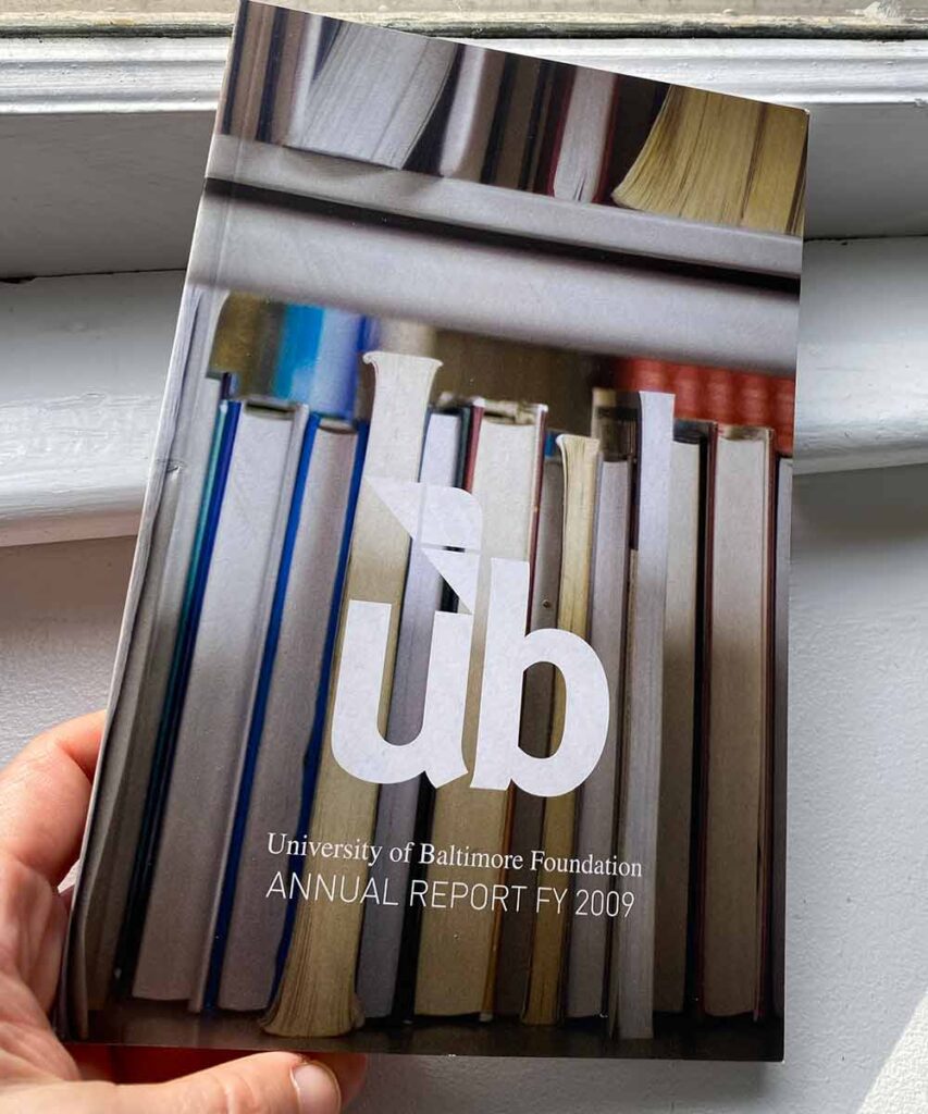UB Annual Report cover